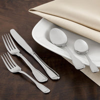 Walco 39051 Camelot 8 5/8" 18/0 Stainless Steel Heavy Weight Table Fork - 12/Pack