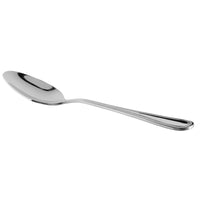 World Tableware Brandware 130 002 Harbour 6 1/8" 18/0 Stainless Steel Heavy Weight Dessert Spoon - 12/Pack