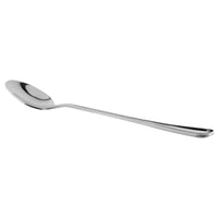 World Tableware Brandware 139 021 Classic Rim 7 7/8" 18/0 Stainless Steel Medium Weight Iced Tea Spoon - 12/Pack