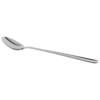 World Tableware Brandware 141 021 Windsor 8" 18/0 Stainless Steel Heavy Weight Iced Tea Spoon - 12/Pack