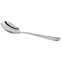 World Tableware Brandware 143 016 Windsor Grandeur 6" 18/0 Stainless Steel Heavy Weight Bouillon Spoon - 12/Pack