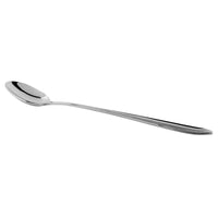 World Tableware Brandware 148 021 Riva 7 3/4" 18/0 Stainless Steel Medium Weight Iced Tea Spoon - 12/Pack