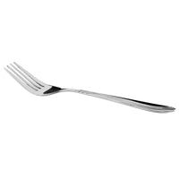 World Tableware Brandware 148 038 Riva 6 7/8" 18/0 Stainless Steel Medium Weight Salad Fork - 12/Pack