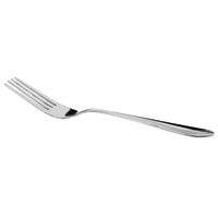 World Tableware Brandware 148 039 Riva 8" 18/0 Stainless Steel Medium Weight European Dinner Fork - 12/Pack