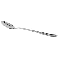 World Tableware Brandware 160 021 Geneva 7 5/8" 18/0 Stainless Steel Medium Weight Iced Tea Spoon - 12/Pack