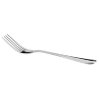 World Tableware Brandware 160 039 Geneva 8" 18/0 Stainless Steel Medium Weight European Dinner Fork - 12/Pack