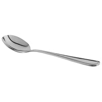 World Tableware Brandware 162 004 Huron 6 7/8" 18/0 Stainless Steel Heavy Weight Round Bowl Soup Spoon - 12/Pack
