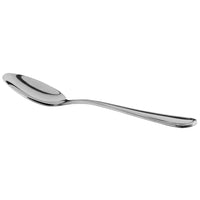 World Tableware Brandware 162 007 Huron 4 1/4" 18/0 Stainless Steel Heavy Weight Demitasse Spoon - 12/Pack