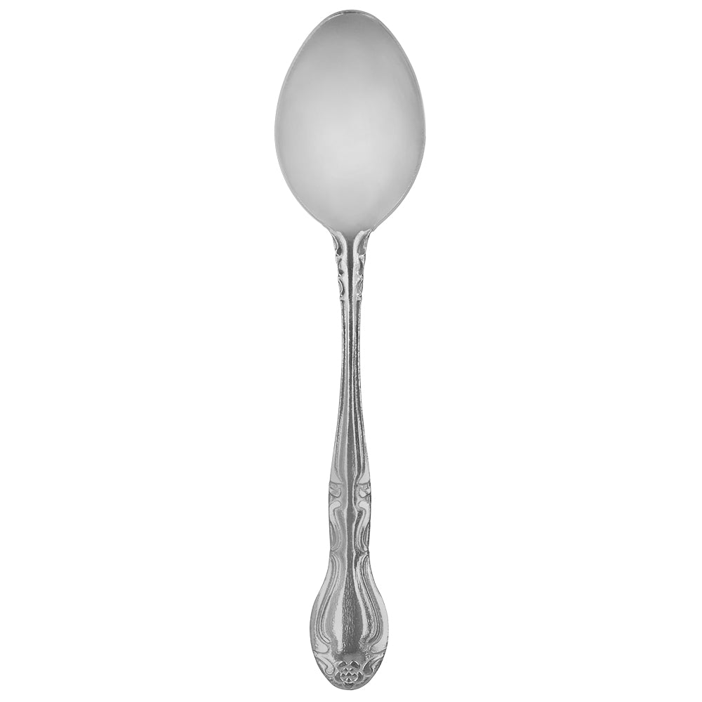 Walco 1129 Barclay 4 5/8" 18/0 Stainless Steel Medium Weight Demitasse Spoon - 12/Pack