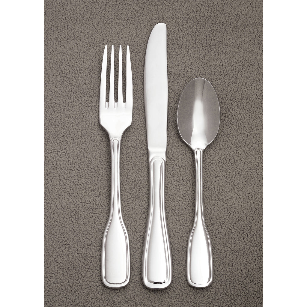 World Tableware Brandware 145 5262 Wellington 8 3/4" 18/0 Stainless Steel Heavy Weight Dinner Knife - 12/Pack