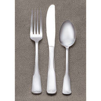 World Tableware Brandware 149 002 Kendra 7 1/8" 18/0 Stainless Steel Medium Weight Dessert Spoon - 12/Pack