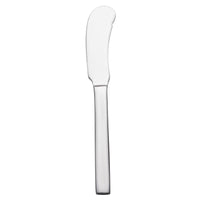 Walco 0911 Semi 6 11/16" 18/10 Stainless Steel Extra Heavy Weight Butter Knife - 12/Pack