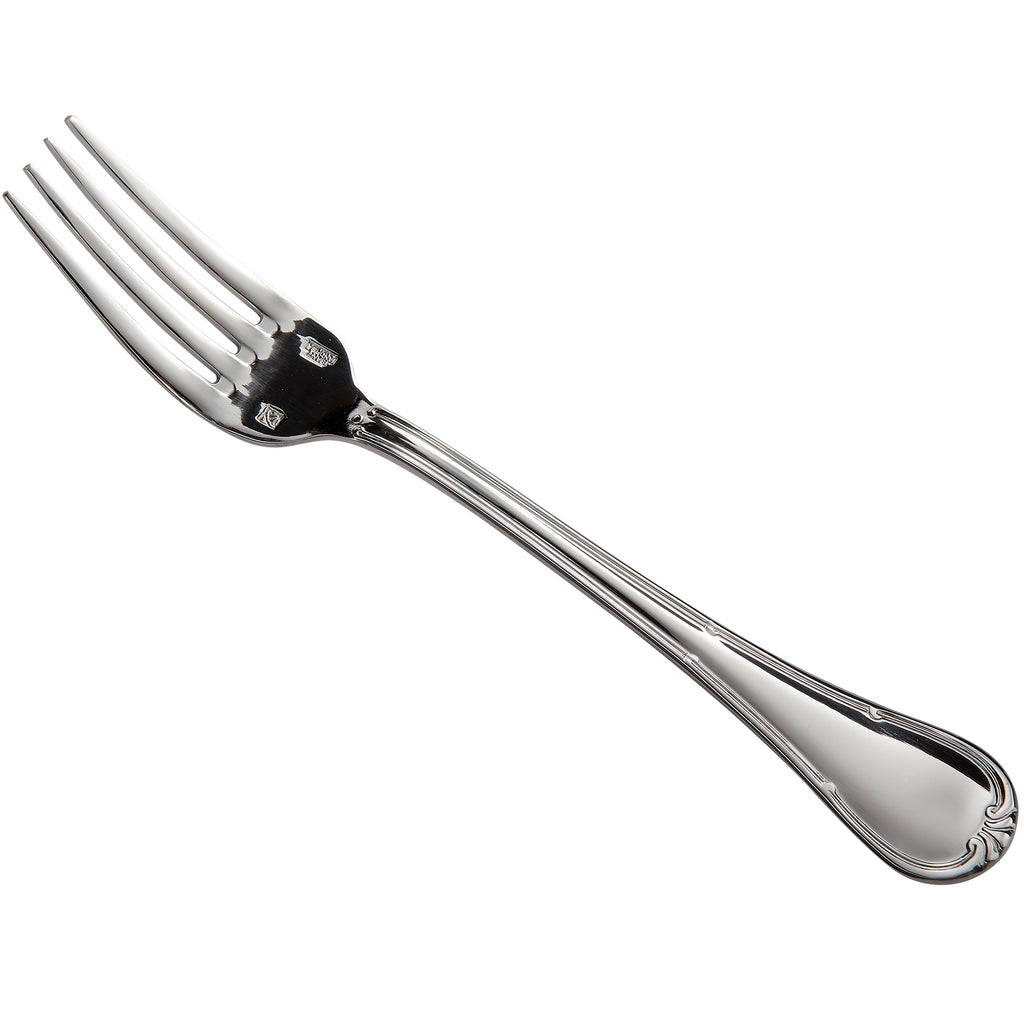 Oneida T022FDIF Donizetti 8 1/8" 18/10 Stainless Steel Extra Heavy Weight European Table Fork - 12/Pack