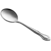 Choice Bethany 6" 18/0 Stainless Steel Bouillon Spoon - 12/Pack