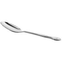Choice Bethany 7 3/8" 18/0 Stainless Steel Dinner / Dessert Spoon - 12/Pack
