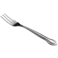 Choice Bethany 5 3/4" 18/0 Stainless Steel Oyster / Cocktail Fork - 12/Pack