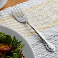 Choice Bethany 6 1/4" 18/0 Stainless Steel Salad Fork - 12/Pack