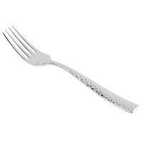Fortessa 1.5.102.FC.002 Lucca Faceted 8" 18/10 Stainless Steel Extra Heavy Weight Dinner Fork - 12/Pack