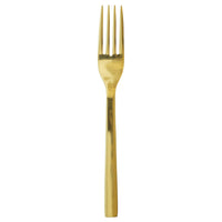 Oneida B408FDNF Chef's Table Gold 7 7/8" 18/0 Stainless Steel Heavy Weight Dinner Fork - 12/Pack