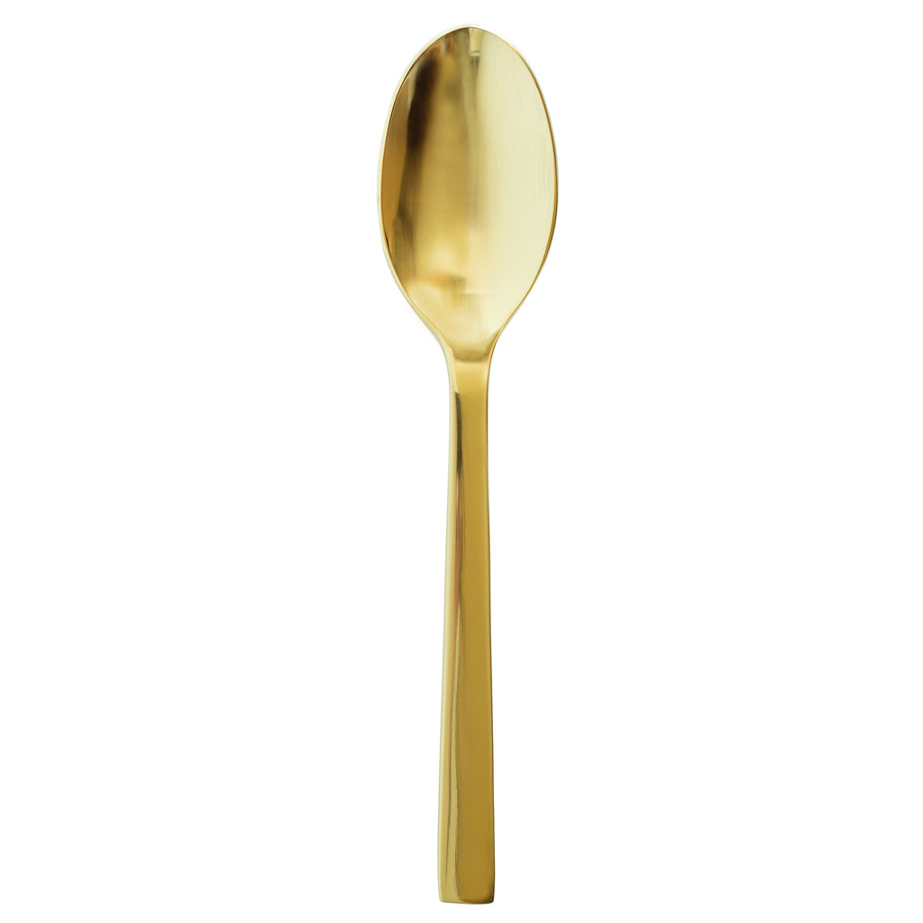 Oneida B408STSF Chef's Table Gold 6 1/4" 18/0 Stainless Steel Heavy Weight Teaspoon - 12/Pack