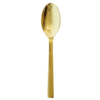 Oneida B408STSF Chef's Table Gold 6 1/4" 18/0 Stainless Steel Heavy Weight Teaspoon - 12/Pack