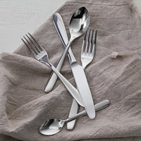 Fortessa 1.5.622.00.033 Grand City 9 1/4" 18/10 Stainless Steel Extra Heavy Weight Marrow Spoon - 12/Pack