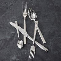 Fortessa 1.5.900.00.012 Catana 7 7/16" 18/10 Stainless Steel Extra Heavy Weight Salad / Dessert Fork - 12/Pack