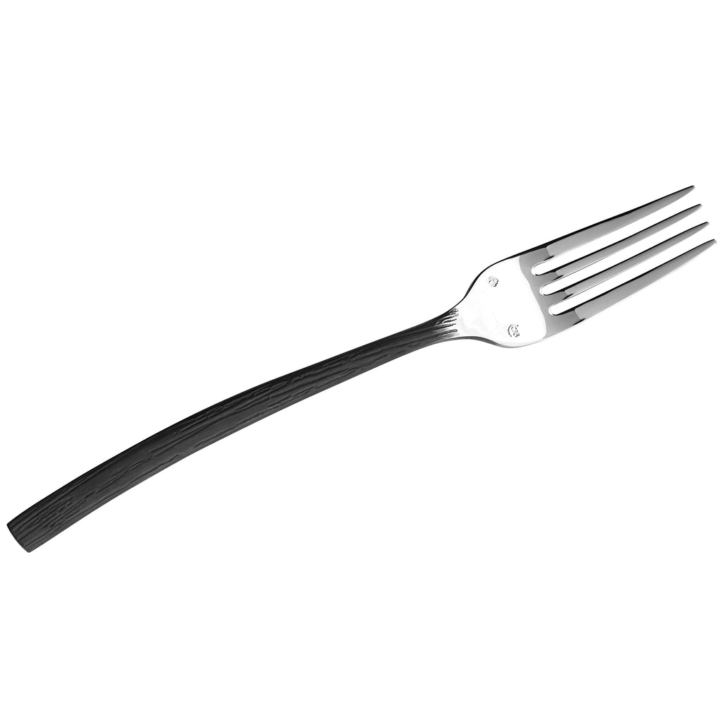 Chef & Sommelier FMO05 Black Oak 7 1/4" 18/10 Stainless Steel Extra Heavy Weight Dessert Fork by Arc Cardinal - 12/Pack