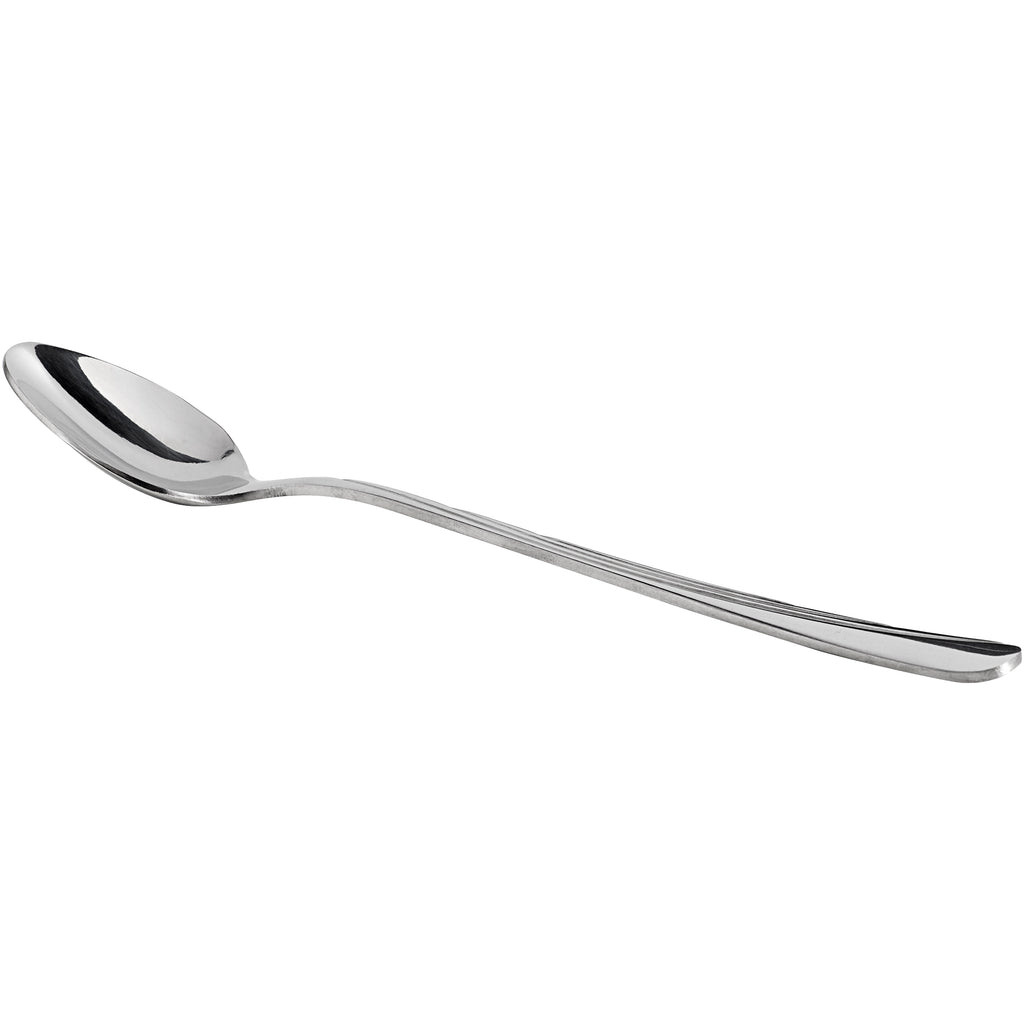 World Tableware Brandware 165 021 Cascade 7 7/8" 18/0 Stainless Steel Heavy Weight Iced Tea Spoon - 12/Pack