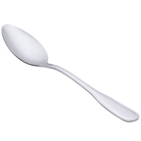 Oneida B167SDEF Stanford 7 1/2" 18/0 Stainless Steel Heavy Weight Oval Bowl Soup / Dessert Spoon - 12/Pack