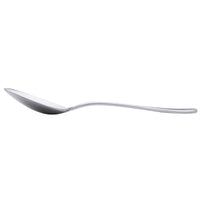 Oneida B167SDEF Stanford 7 1/2" 18/0 Stainless Steel Heavy Weight Oval Bowl Soup / Dessert Spoon - 12/Pack