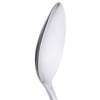 Oneida B167SDEF Stanford 7 1/2" 18/0 Stainless Steel Heavy Weight Oval Bowl Soup / Dessert Spoon - 12/Pack