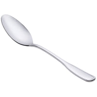 Oneida B167SDIF Stanford 8 1/8" 18/0 Stainless Steel Heavy Weight Tablespoon / Serving Spoon - 12/Pack