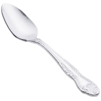 Oneida B990SADF Rosewood 4 3/4" 18/0 Stainless Steel Demitasse / Coffee Spoon - 12/Pack