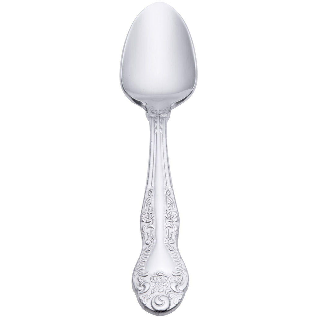 Oneida B990SADF Rosewood 4 3/4" 18/0 Stainless Steel Demitasse / Coffee Spoon - 12/Pack