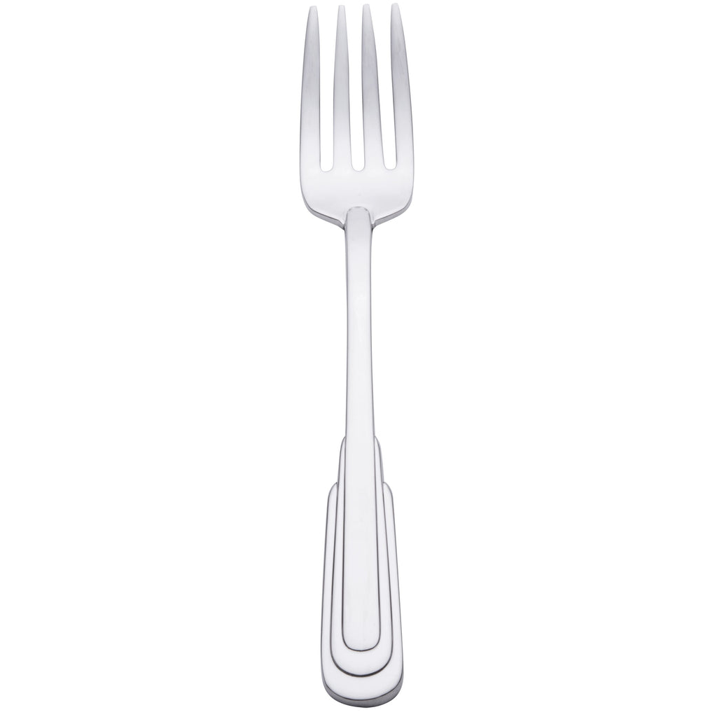 Oneida 2507FSLF Cityscape 7" 18/10 Stainless Steel Flatware Salad / Pastry Fork - 12/Pack