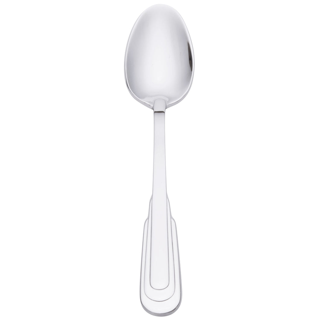 Oneida 2507SADF Cityscape 4 1/2" 18/10 Stainless Steel Flatware Demitasse / Coffee Spoon - 12/Pack