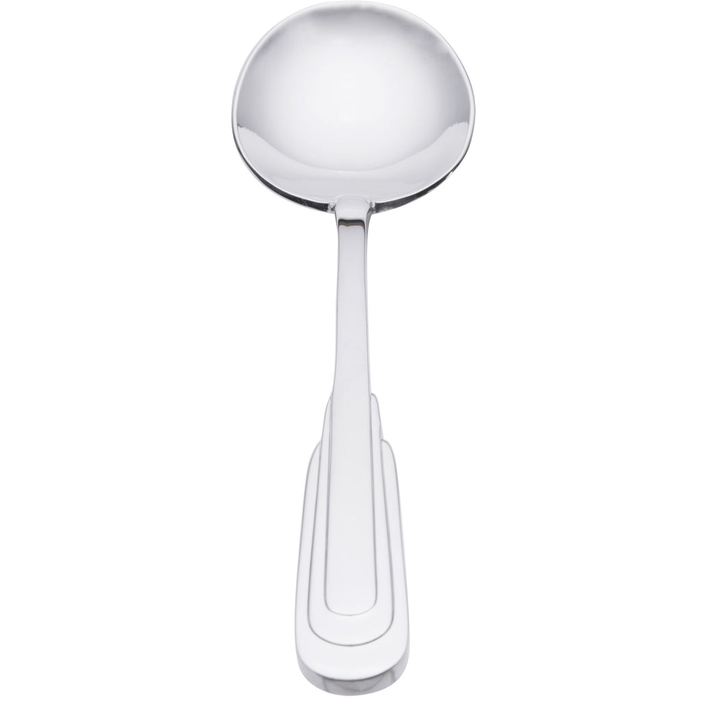 Oneida Cityscape 6 1/8" 18/10 Stainless Steel Flatware Bouillon Spoon - 12/Pack