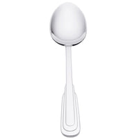 Oneida 2507STBF Cityscape 8 1/2" 18/10 Stainless Steel Flatware Serving Spoon - 12/Pack