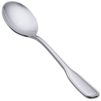 Oneida B167SRBF Stanford 6 1/2" 18/0 Stainless Steel Heavy Weight Bouillon Spoon - 12/Pack