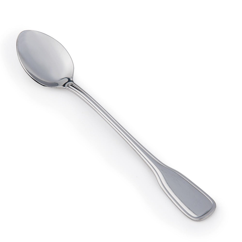 Oneida B167SITF Stanford 7 5/8" 18/0 Stainless Steel Heavy Weight Iced Tea Spoon - 12/Pack