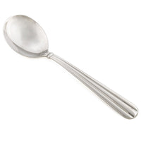 Oneida 2347SRBF Unity 7" 18/10 Stainless Steel Heavy Weight Round Bowl Soup Spoon - 12/Pack