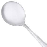 Claridge Flatware 6" Stainless Steel Bouillon Spoon - 12/Pack