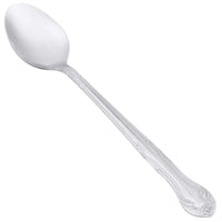 Claridge Flatware 7 1/8" Stainless Steel Iced Tea Spoon - 12/Pack