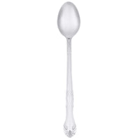 Claridge Flatware 7 1/8" Stainless Steel Iced Tea Spoon - 12/Pack