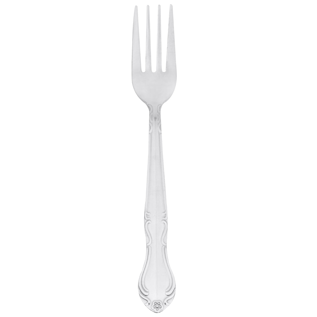 Claridge Flatware 7 1/8" Stainless Steel Dinner Fork - 12/Pack