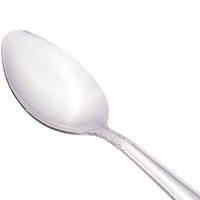 Claridge Flatware 7 3/8" Stainless Steel Dinner / Dessert Spoon - 12/Pack