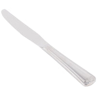 World Tableware 578 5502 Fairfield 9 3/4" 18/0 Stainless Steel Heavy Weight Dinner Knife - 12/Pack