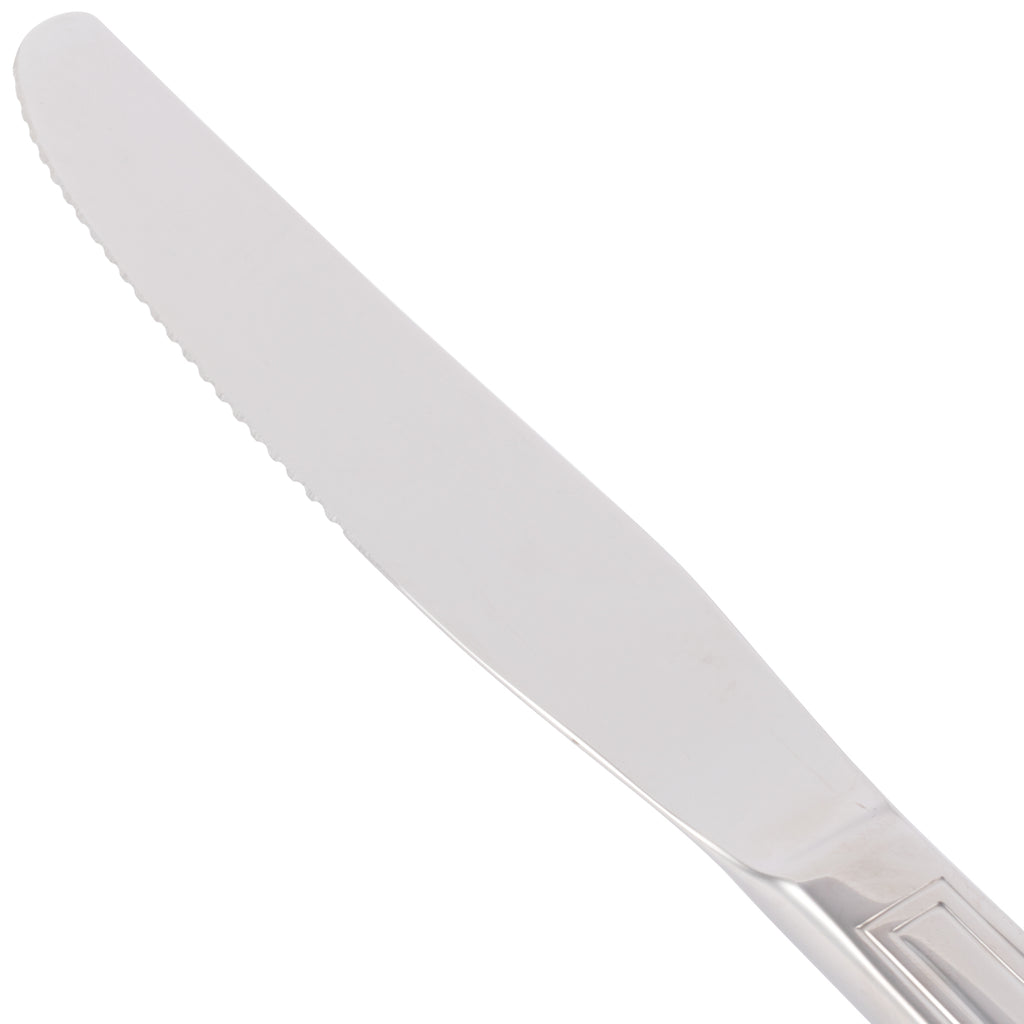 World Tableware 578 5502 Fairfield 9 3/4" 18/0 Stainless Steel Heavy Weight Dinner Knife - 12/Pack
