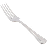 World Tableware 578 030 Fairfield 7" 18/0 Stainless Steel Heavy Weight Utility / Dessert Fork - 12/Pack